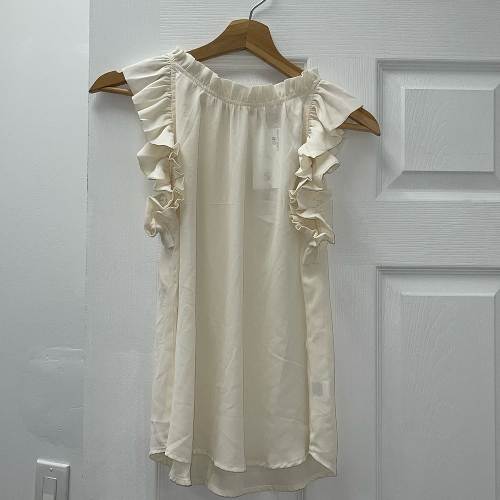 Cream blouse